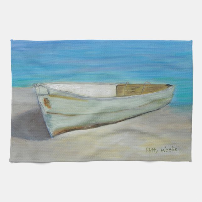 Das Boots-Geschirrtuch Handtuch (Horizontal)