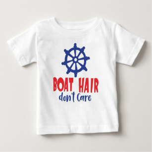 Das Bootshaar ist unwichtig, das Rad des Schiffes, Baby T-shirt