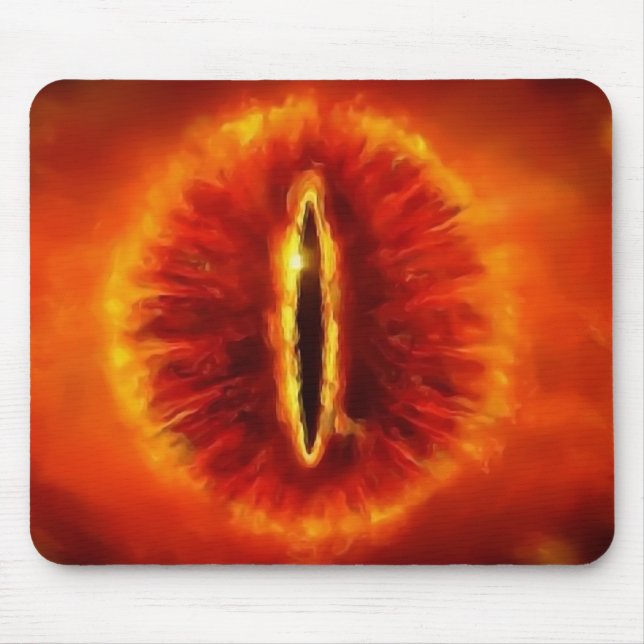Das böse Auge beobachtet dich Mousepad (Vorne)