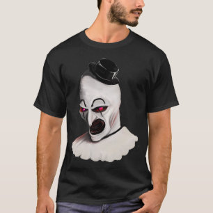 Das böse Grinsen von Art The Clown im Horrorfilm T-Shirt