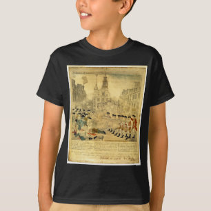 Das Boston-Massaker durch Paul Revere T-Shirt
