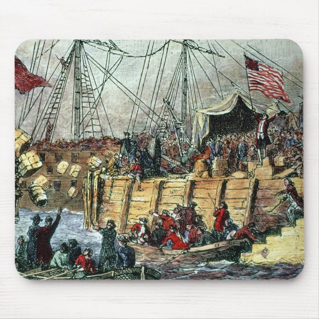 Das Boston-Tee-Party, am 16. Dezember 1773 Mousepad (Vorne)