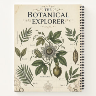 Das Botanische Explorationsnotizbuch Notizbuch