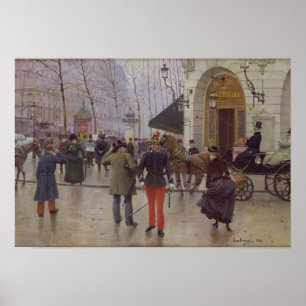 Das Boulevard-DES Capucines Poster
