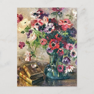 Das Bouquet von Anemones   Luce Boyals Postkarte