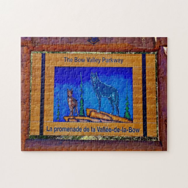 Das Bow Valley Parkway Banff. Puzzle (Horizontal)