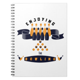 Das Bowling-Notebook Notizblock