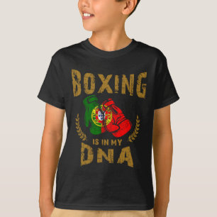 Das Boxen findet in meinen D-n-a-Portugal-Flaggen T-Shirt