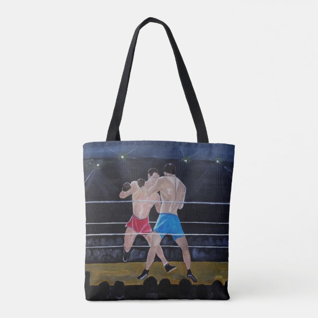 Das Boxer Gemälde von Alfred Fox (Rückseite)