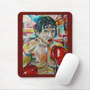Das Boxer-Gemälde von Alfred Fox Mousepad