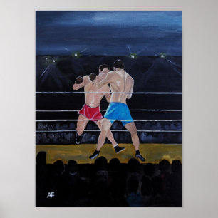 Das Boxer-Gemälde von Alfred Fox Poster