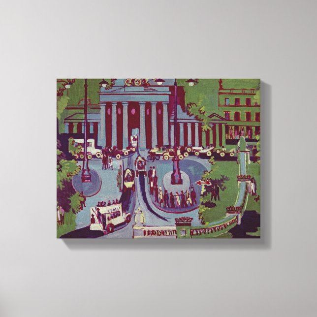 Das Brandenburger Tor, Berlin, 1929 Leinwanddruck (Vorderseite)