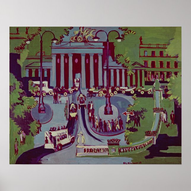 Das Brandenburger Tor, Berlin, 1929 Poster (Vorne)
