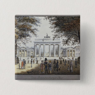 Das Brandenburger Tor, Berlin Button