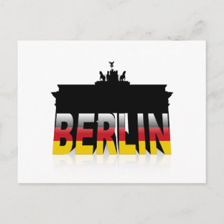 Das Brandenburger Tor in Berlin (Deutschland) Postkarte