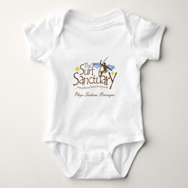 Das Brandungs-Schongebiet Baby Strampler (Vorderseite)