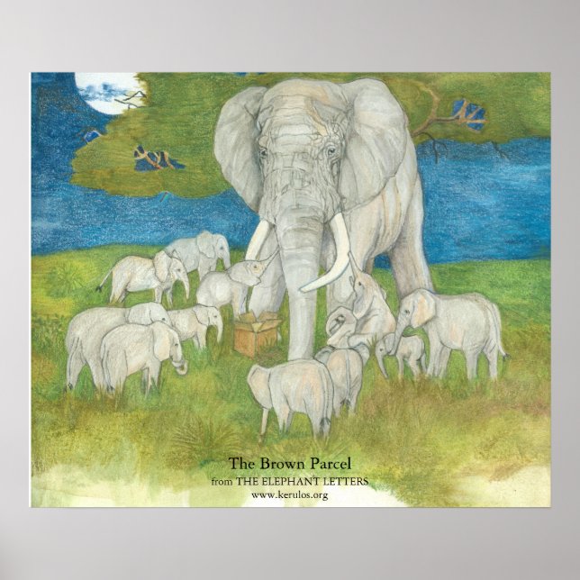 Das braune Päckchen-Poster Poster (Vorne)