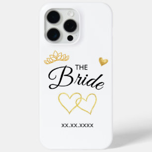 Das Braut Hochzeitsdatum Elegantes Design Case-Mate iPhone Hülle