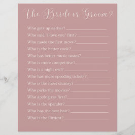 das Braut- oder Bräutigam-Party