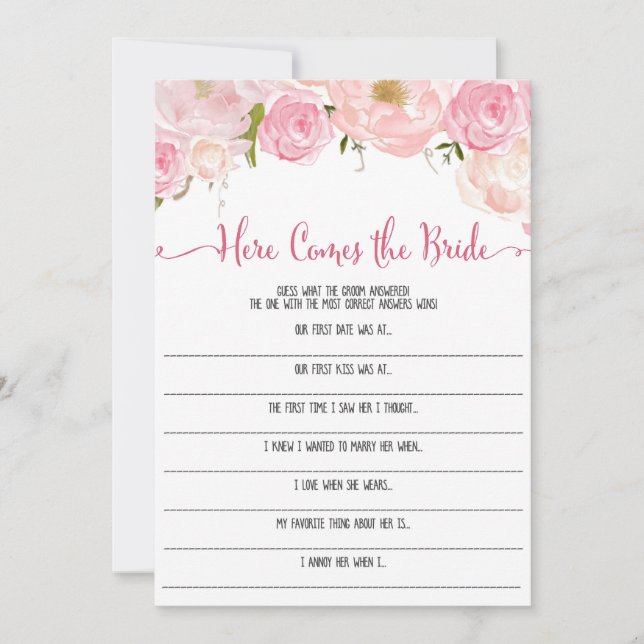 Das Brautparty der Blumen kommt hier zum Brautspie (Vorderseite)