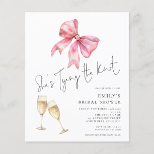 Das Brautparty der Knot-Pink-Kuh-Politik