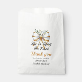 Das Brautparty der weißen Bow des Knotens Geschenktütchen