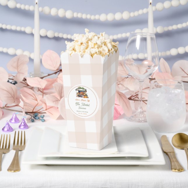 Das Brautparty des Marktes für die Bauern frisch v Geschenkschachtel (Hochzeit)