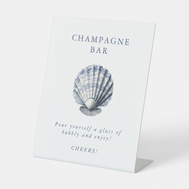 Das Brautparty des Marktes für Küstenmärkte Sockelschild (Vorderseite)