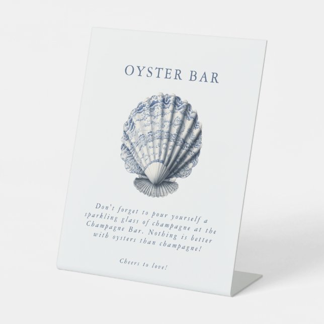 Das Brautparty des Marktes für Küstenmärkte Sockelschild (Vorderseite)