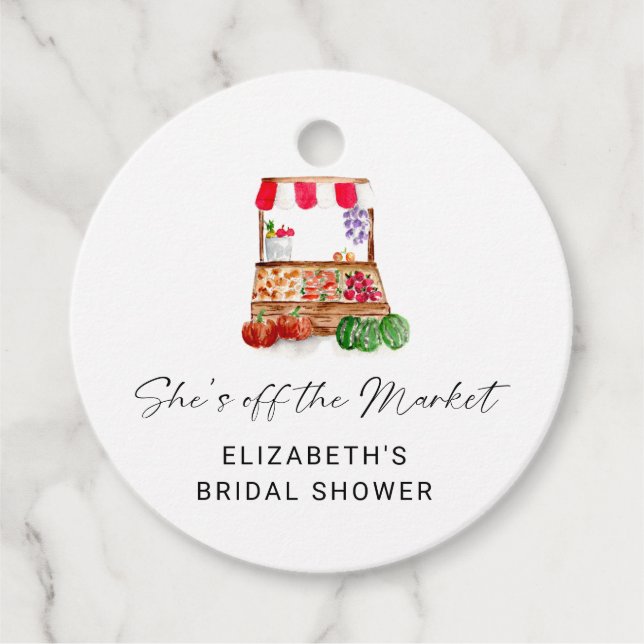 Das Brautparty des Marktes Vielen Dank für Ihre Ku Geschenkanhänger (Vorderseite)