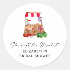 Das Brautparty des Marktes Vielen Dank für Ihre Ku Runder Aufkleber