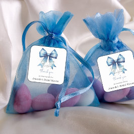 Das Brautparty des "Unbekannten" Quadratischer Aufkleber