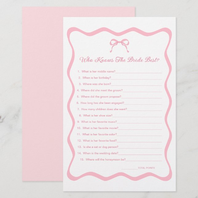 Das Brautparty zu zähmen, das Brautspiel kennt (Vorne/Hinten)