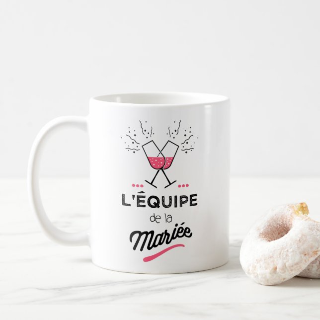 Das Brautteam Kaffeetasse (Mit Donut)