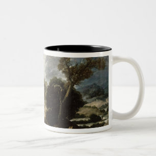 Das brennende Bush, c.1635 Zweifarbige Tasse