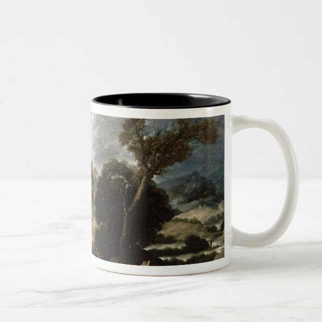 Das brennende Bush, c.1635 Zweifarbige Tasse (Rechts)