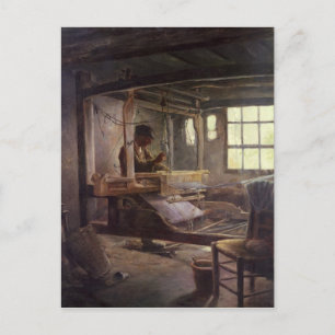 Das Breton Weaver, 1888 Postkarte