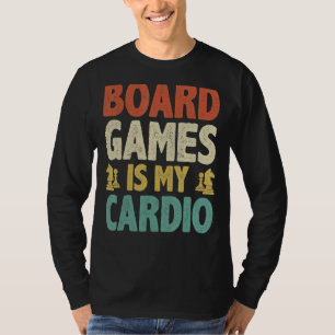 Das Brettspiel ist mein Cardio Schach Player Dice T-Shirt