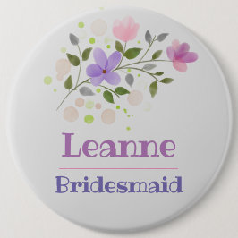 Das Bridesmaid Button-Abzeichen Button