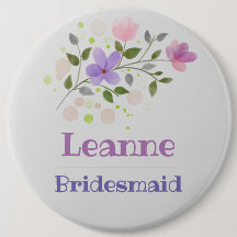 Das Bridesmaid Button-Abzeichen