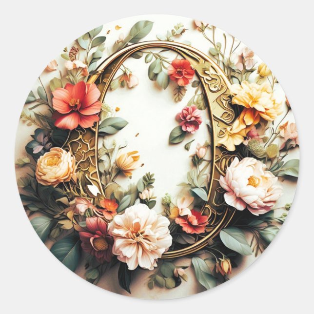 Das Briefkastenaufkleber Runder Aufkleber (Vorderseite)