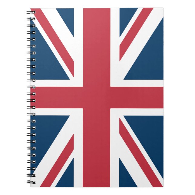 Das britische Flaggen-Notizbuch Union Jack Notizblock (Vorderseite)