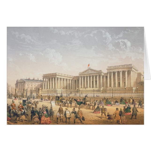 Das British Museum, c.1862 (Farbelitho) (Vorderseite (Horizontal))