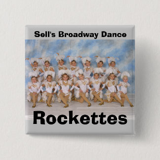Das Broadway-Tanz Rockettes des Verkaufs Button