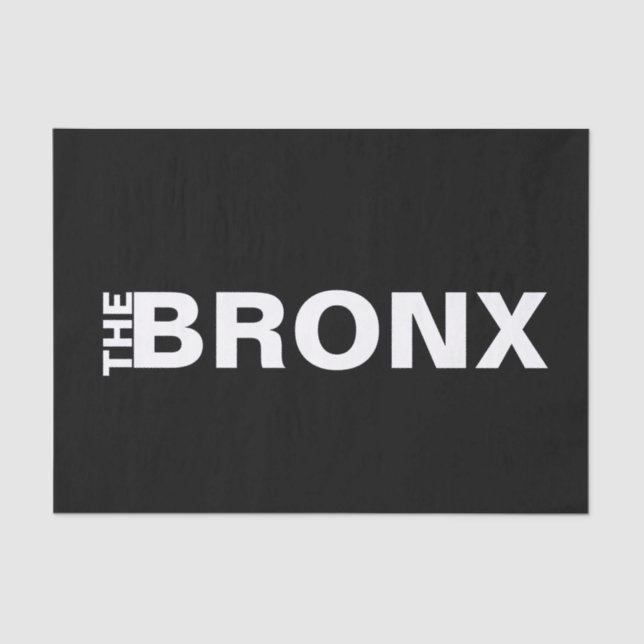 Das Bronx-Tissue Seidenpapier (Vorderseite)