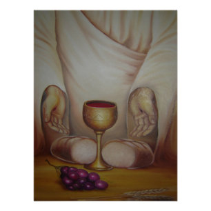 Das Brot des Lebens: Heilige Eucharistie Poster