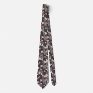 Das Brown der Männer/graue Tarnungs-Krawatte Krawatte