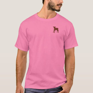 Das Brown-Kalb-T-Shirt der Frauen T-Shirt