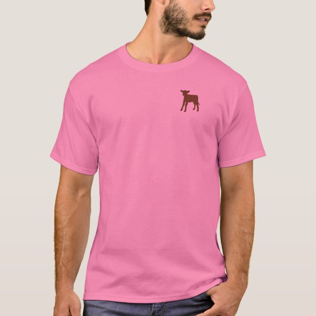 Das Brown-Kalb-T-Shirt der Frauen T-Shirt (Vorderseite)