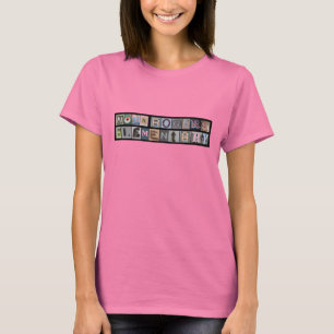 Das Brown-T-Shirt Frauen Johns Rogers T-Shirt